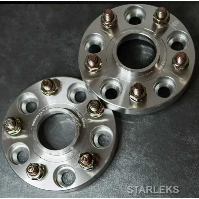 Проставка 15SP5112/5114.3-66.6/60.1(STUD12x1.5) Step Silver STARLEKS