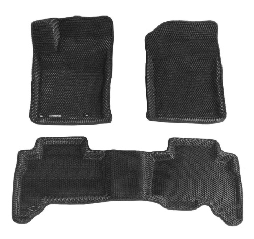 Коврики в салон Toyota Land Cruiser Prado (J150) 2013-2017 FL1 5 дв., 3D EVA Euromat, Черный, Арт. EM3DEVA005119