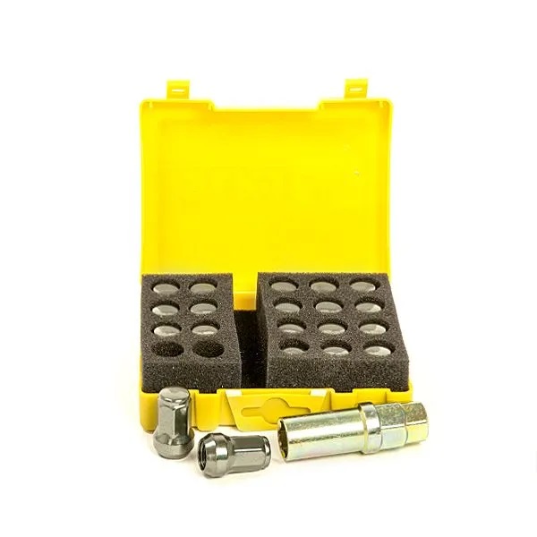 Комплект гаек M12x1.25 Конус h-32мм закрытая, Хром, Ключ внутренний 7-шлицевой , Ключ K192107SD Арт. 317144SD20