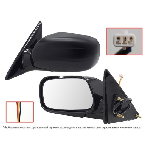 Зеркало боковое  Toyota Camry Gracia (XV20) 1996-2001 Седан Рег-ка/3кон, слева (L) Арт. STTY379402