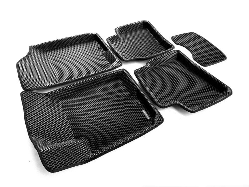 Коврики в салон Hyundai Elantra (HD) 2006-2010, 3D EVA Euromat, Черный, Арт. EM3DEVA002722
