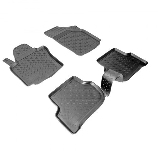 Коврики в салон SEAT Altea  2004-2009, полиуретан Norplast, Черный, Арт. NPLPO8010