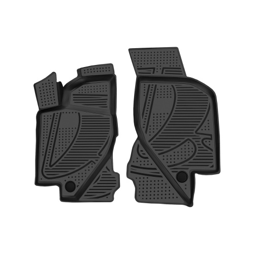 Коврики передние LADA Granta (2190) 2011-2018 Седан, полиуретан 3D Element, Черный, - Арт. F520250E1F