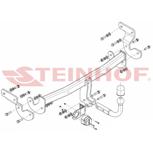 Фаркоп Hyundai i40 2011-2015 Седан Steinhof Арт. H251