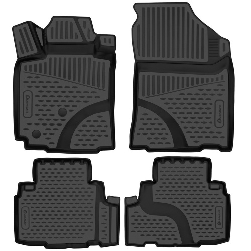 Коврики в салон Changan CS75  2018- FL, полиуретан 3D Element, Черный, Арт. ELEMENT3DA66576210K