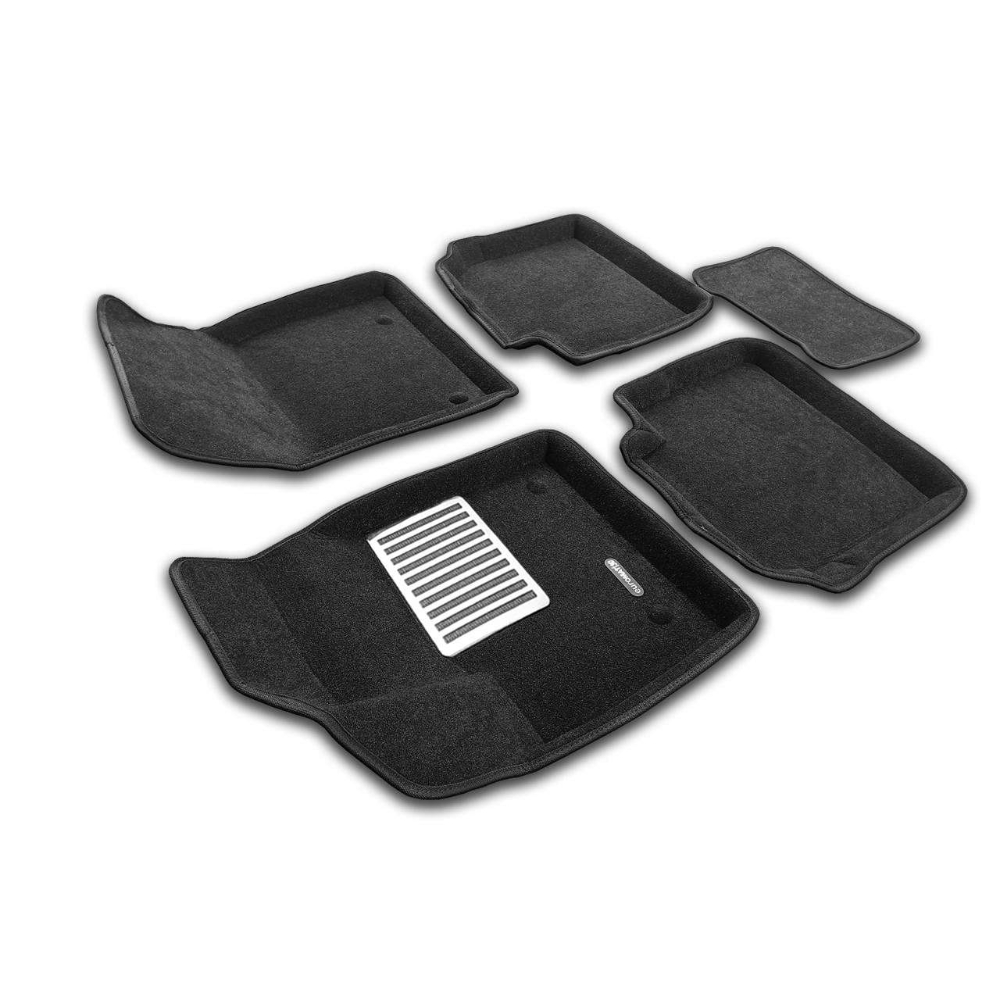 Коврики в салон Nissan X-Trail (T33) 2022-, 3D ткань Euromat Business, Черный, Арт. EMC3D003730