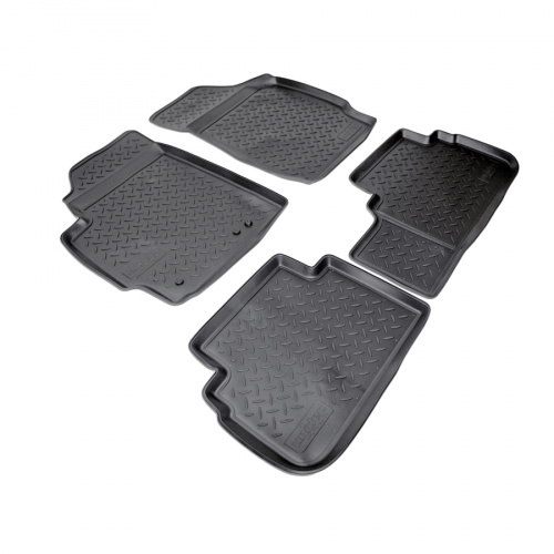 Коврики в салон Ford Escape  2008-2009 FL2, полиуретан Norplast, Черный, Арт. NPLPO2250