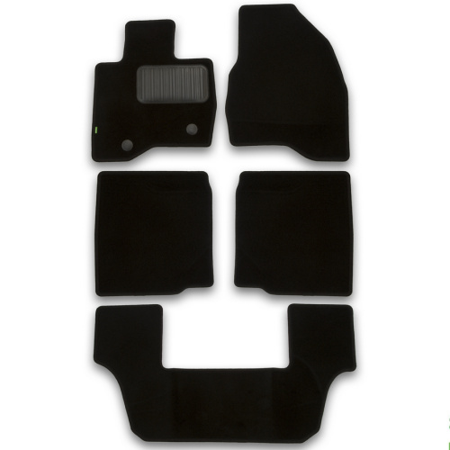 Коврики в салон Ford Explorer (U502) 2015-2018 FL1, текстильные Klever standart, Черный, Арт. KLEVER021670101210KH