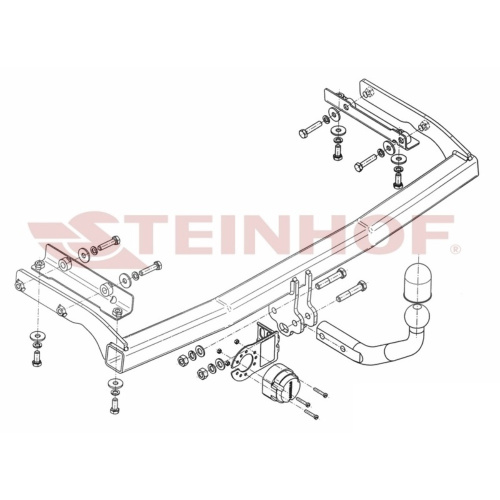 Фаркоп Nissan Note (E11) 2005-2008 Steinhof Арт. N065