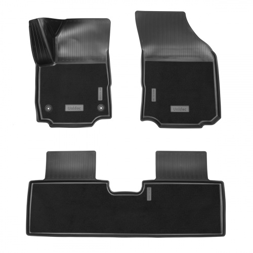 Коврики в салон Chevrolet Equinox  2017-2021, комбинированные 3D Norplast, Черный, Арт. NPA10C12380CM