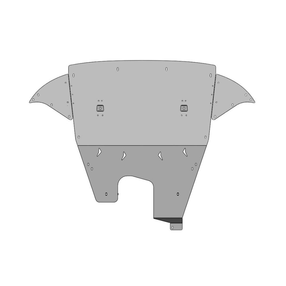 Защита картера двигателя, КПП Voyah Dream 2021- V - 1.5 гибрид, 4WD Арт. 4906ABC