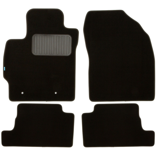 Коврики в салон Toyota Auris 2009-2012 FL1 5 дв., текстильные Klever premium, Черный, Арт. EXP.KLEVER03481622110kh