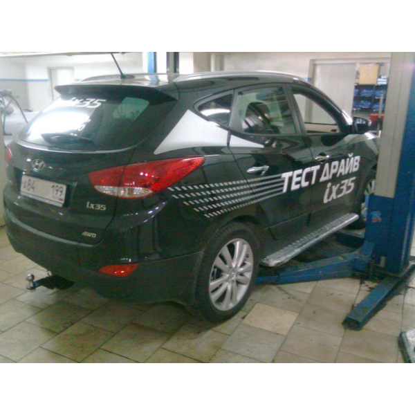 Фаркоп Hyundai ix35 2009-2013 E с антистуком БИЗОН Арт. FA0492EAK
