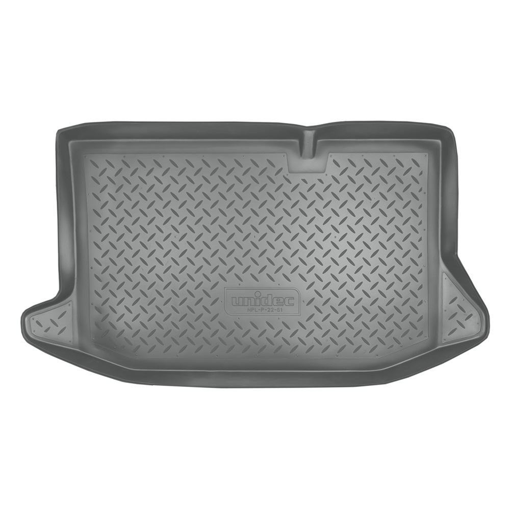 Коврик в багажник Ford Fiesta (MK6) 2008-2012 5 дв., полиуретан оригинал, Черный, Арт. 1624170
