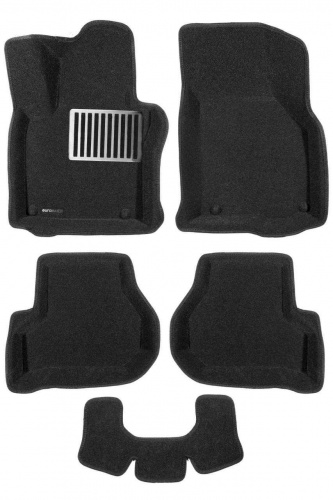 Коврики в салон Volkswagen Golf  2003-2008 Хэтчбэк 5 дв., 3D ткань Euromat LUX, , Арт. EM3D004502
