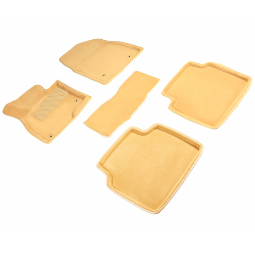 Коврики в салон Mazda 6 (GJ) 2012-2015 Седан, 3D ткань Seintex , Бежевый, Арт. 84115