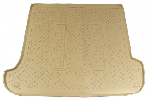 Коврик в багажник Toyota Land Cruiser Prado (J120) 2002-2007 5 дв., полиуретан Norplast, Бежевый, Арт. NPL-P-88-40-B