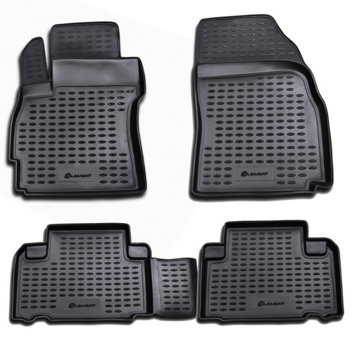 Коврики в салон Mazda 5 (CR) 2005-2007, полиуретан Element, Черный, Арт. NLC.33.10.210