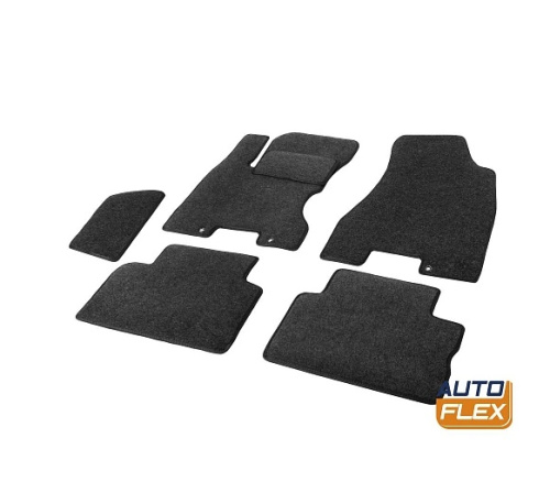 Коврики в салон Nissan X-Trail (T31) 2007-2011, ткань AutoFlex Business, Графит, Арт. 5410202