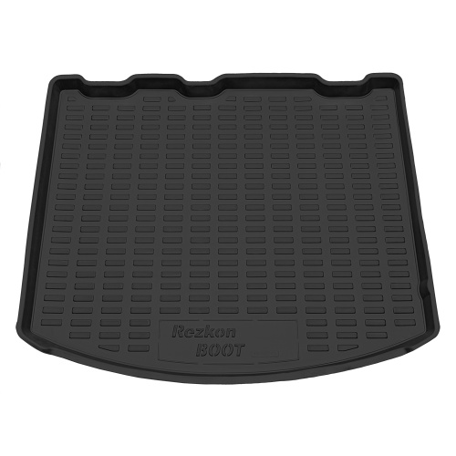 Коврик в багажник Ford Kuga  2011-2017, пластик Rezkon, Черный, Арт. 5016025100