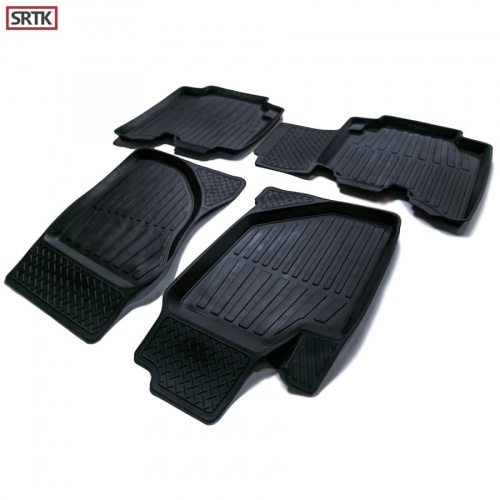Коврики в салон Great Wall Hover H3 2010-2014, резина 3D SRTK Premium, Черный, Арт. PR.G.W.HOV.H3.10G.02018