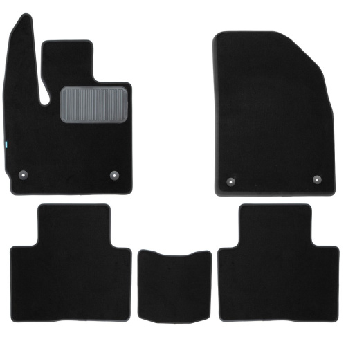 Коврики в салон EXEED TXL  2021- FL, текстильные Klever premium, Черный, Арт. KLEVER0510600322110KH