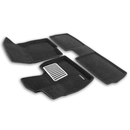 Коврики в салон OMODA C7 2024-, 3D ткань Euromat LUX, Черный, Арт. EM3D001462