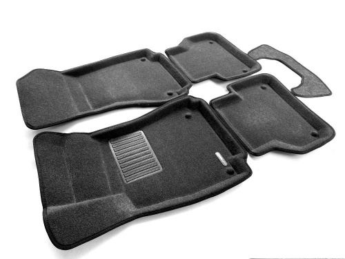 Коврики в салон Audi A5 (F5) 2016-2020 Лифтбек, 3D ткань Euromat Business, Серый, Арт. EMC3D001102G