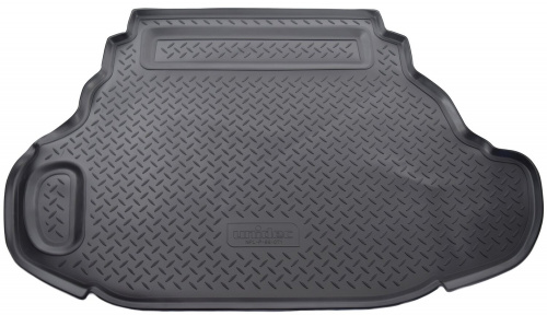 Коврик в багажник Toyota Camry (XV50) 2011-2014, полиуретан Norplast, Черный, задняя спинка электрическая Арт. NPL-P-88-071