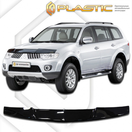 Дефлектор капота Ca-Plastic для Mitsubishi Pajero Sport, арт.2010010103262