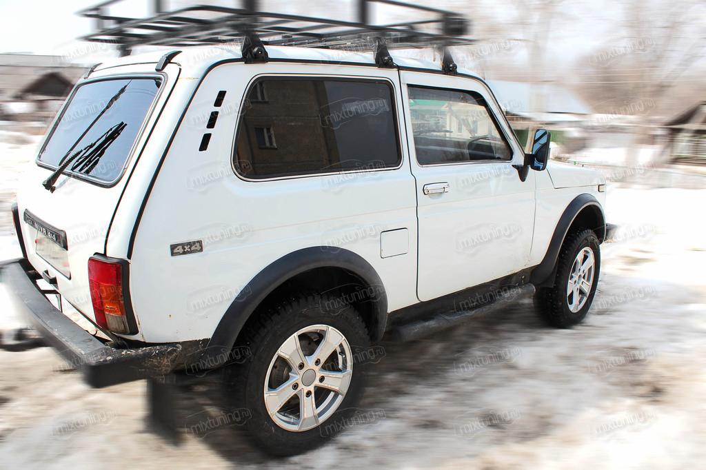 Расширители арок LADA Niva 21214 2009-2020 3 дв. под окрас, к-кт, пластик Арт. RLN-000200