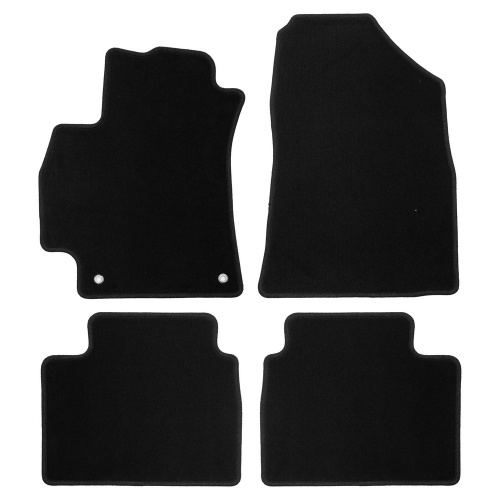 Коврики в салон Hyundai Elantra (CN7) 2020-, текстильные Klever эконом, Черный, Арт. KLEVER0102007001200K