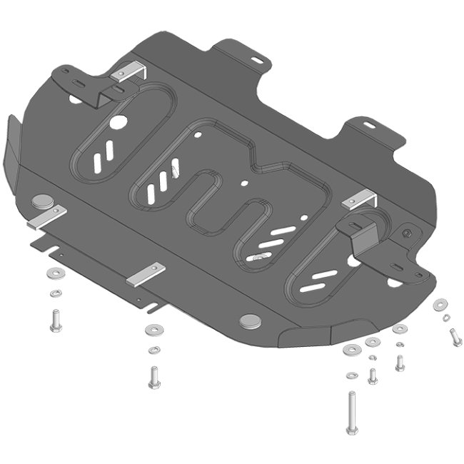 Защита радиатора JAC T9 2021- Арт. 78315