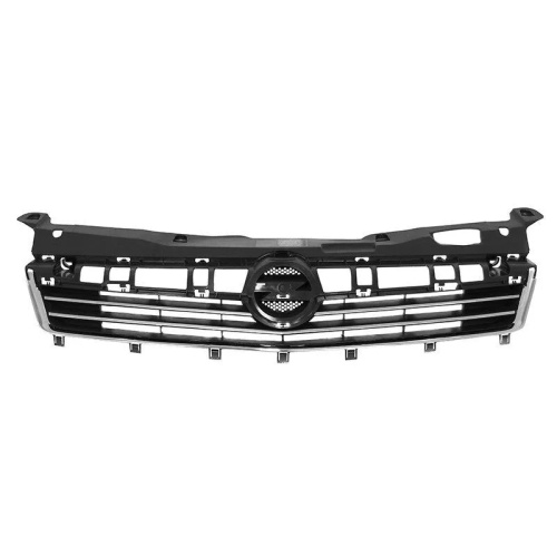 Решетка радиатора  Opel Astra H 2006-2014 (Family) FL Седан с хром молдингом, Центр (C) Арт. STOP49093A0