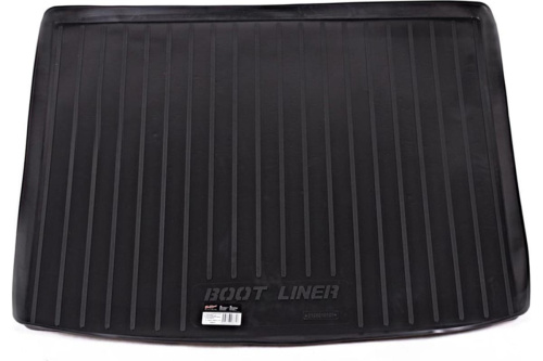 Коврик в багажник Renault Duster  2010-2015, пластик, L.Locker, Черный, 4WD Арт. 0106010100