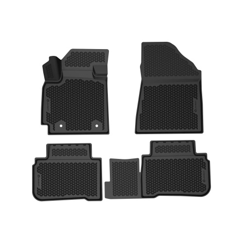 Коврики в салон Changan CS55 Plus 2021-2024, полиуретан EVA 3D Element, Черный, Арт. EVAELEMENT3DA70156210K
