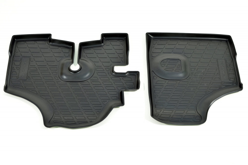 Коврики в салон Chevrolet Damas 2011-, полиуретан 3D Norplast, Черный, Арт. NPA00C12342