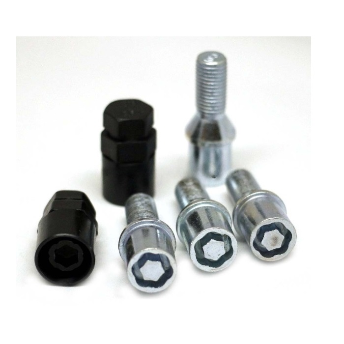 Секретные болты M12x1.25 Конус L-28мм Хром, Ключ 17-19, Арт. 572110(STARLEKS)