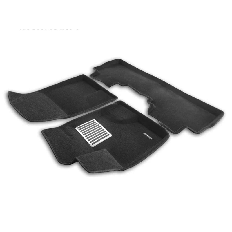 Коврики в салон Haval F7  2024-, 3D ткань Euromat LUX, Черный, Арт. EM3D001472