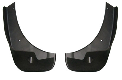 Брызговики Nissan Qashqai (J10) 2006-2010, передние, пластик Арт. SI 04-00013