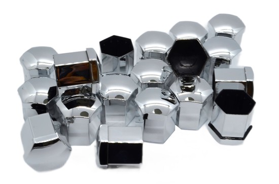 Декоративные колпачки для колесных гаек и болтов HEX17(Chrome)