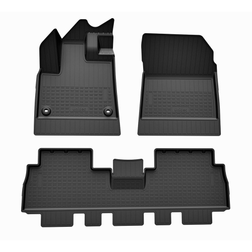 Коврики в салон Peugeot Rifter (K9) 2024- FL, полиуретан 3D Norplast, Черный, Арт. NPA11C212401