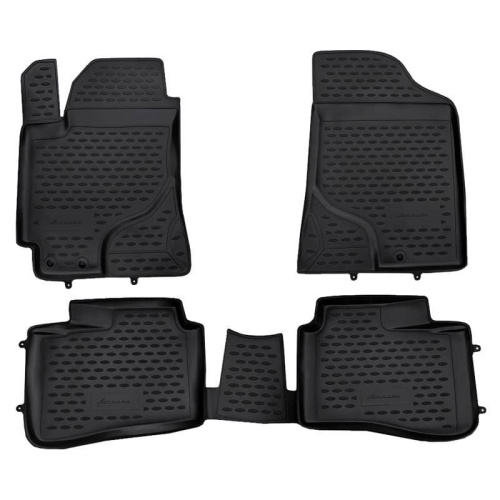 Коврики в салон Kia Cerato  2008-2013 Седан, полиуретан Element, Черный, Арт. LGT.25.26.210
