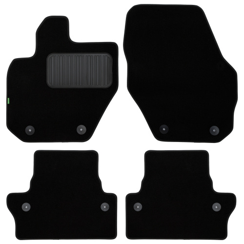 Коврики в салон Volvo XC60  2008-2013, текстильные Klever standart, Черный, Арт. KLEVER02500901210KH
