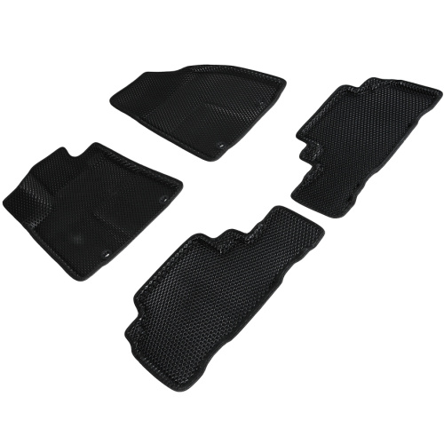 Коврики в салон Lexus RX  2008-2012, 3D EVA Seintex "ромб", Черный, Арт. 95308