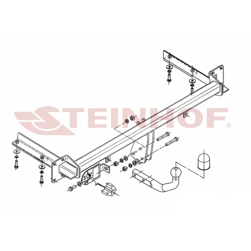 Фаркоп Opel Astra H 2004-2007 Универсал Steinhof Арт. O140