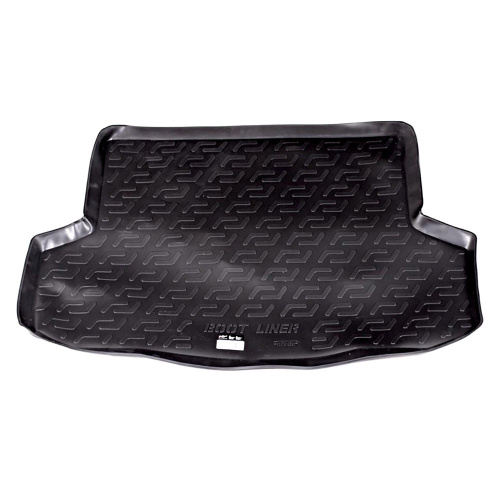 Коврик в багажник Chevrolet Aveo (T200) 2002-2007 Седан, пластик, L.Locker, Черный, Арт. 0107010300