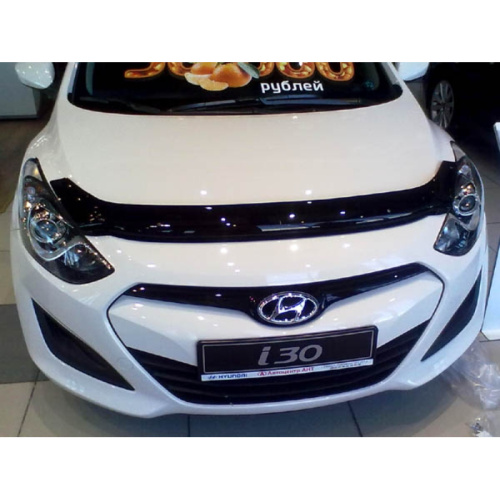 Дефлектор капота SIM для Hyundai i30, арт.SHYI301212