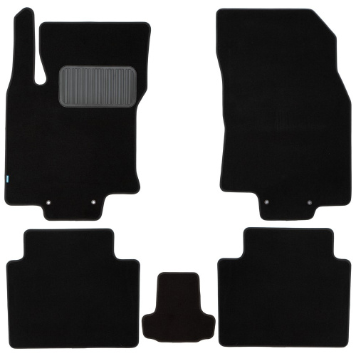 Коврики в салон Nissan X-Trail (T32) 2013-2019, текстильные Klever premium, Черный, Арт. KLEVER05365422110KH