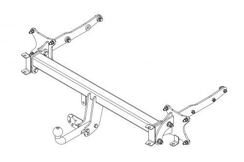 Фаркоп Mercedes GL (X164) 2006-2009 AVTOS Арт. MB 07